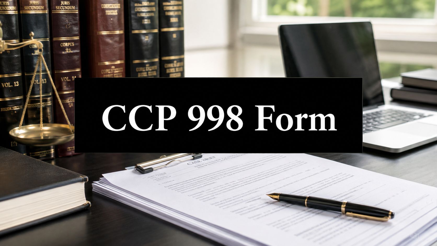 CCP 998 Form Explained: Strategic Use